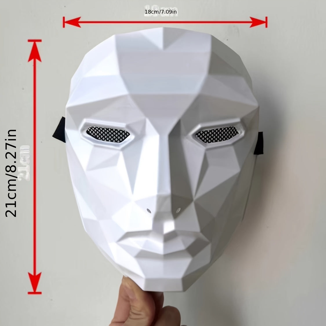 Black Festive Costume Mask Korean BOSS Game PVC Lightweight Versatile