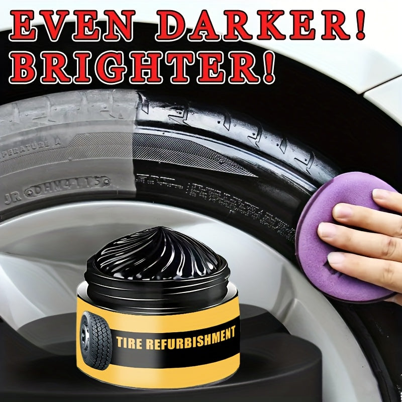 Multi-Purpose Car Wax for Tires and Interior Black Repair Shine Protection