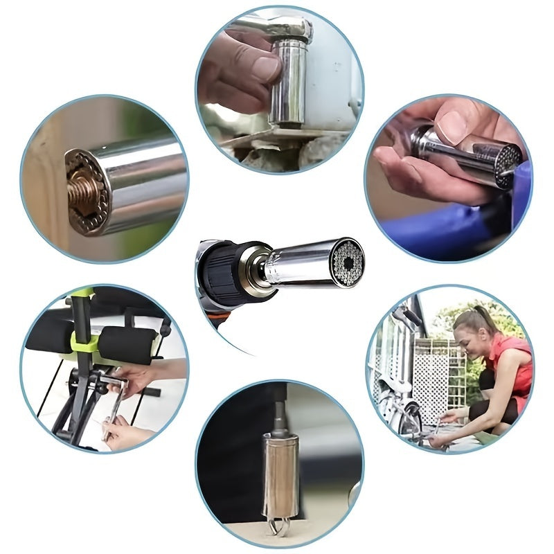 Универсальный набор торцевых ключей 7-19мм Hex многофункциональный набор головок