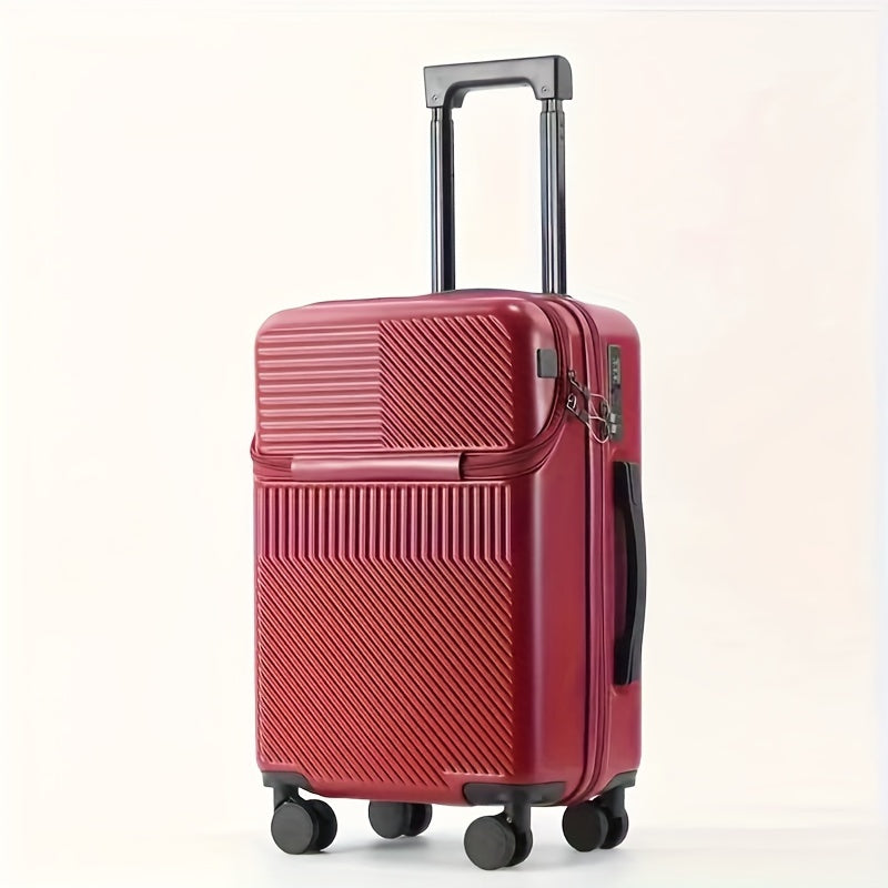 20-Inch Hard Shell Travel Luggage with Spinner Wheels and Combination Lock