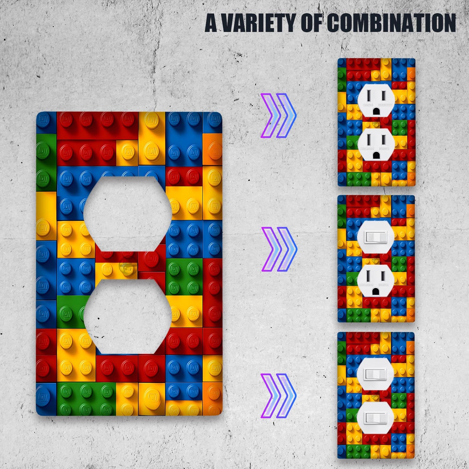 Cubierta decorativa para placa de pared, no necesita electricidad, fácil de limpiar, versátil, decoración para el hogar