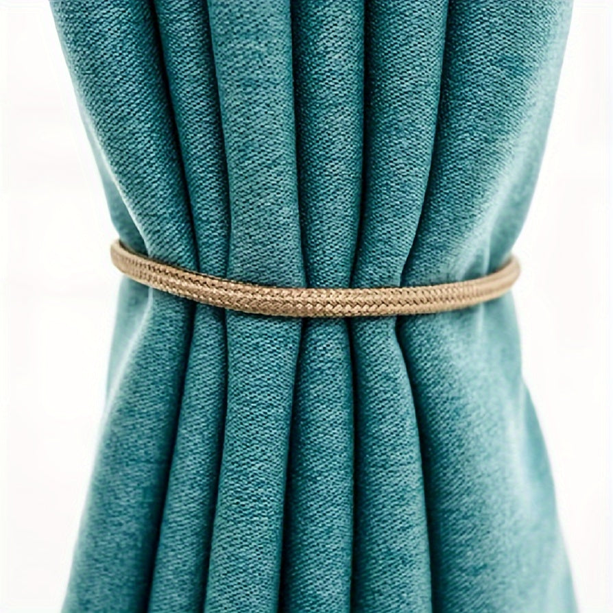 Cierre de cortina magnético con extremos esféricos dorados para soporte de cortina de ducha en baño