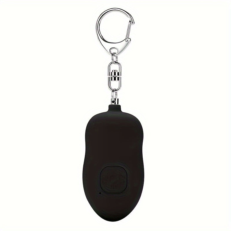 Rechargeable 130dB Personal Safety Alarm Keychain with LED Light for Women and Elderly