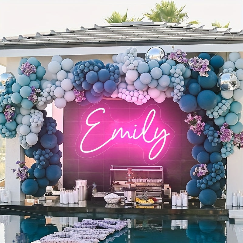 Letrero de neón LED personalizado para bodas, cumpleaños y fiestas. Eficiente en energía, fácil de instalar, idea de regalo