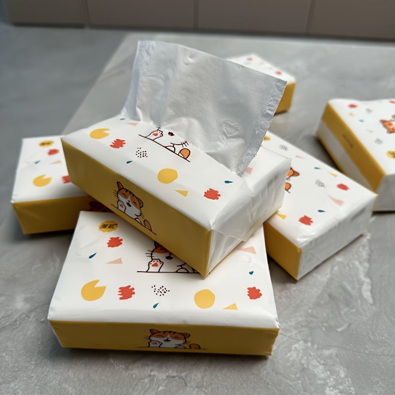 Family Pack 240 Sheets 4-Ply Soft Tissue Paper Napkins for Bathroom Restaurant Hotel