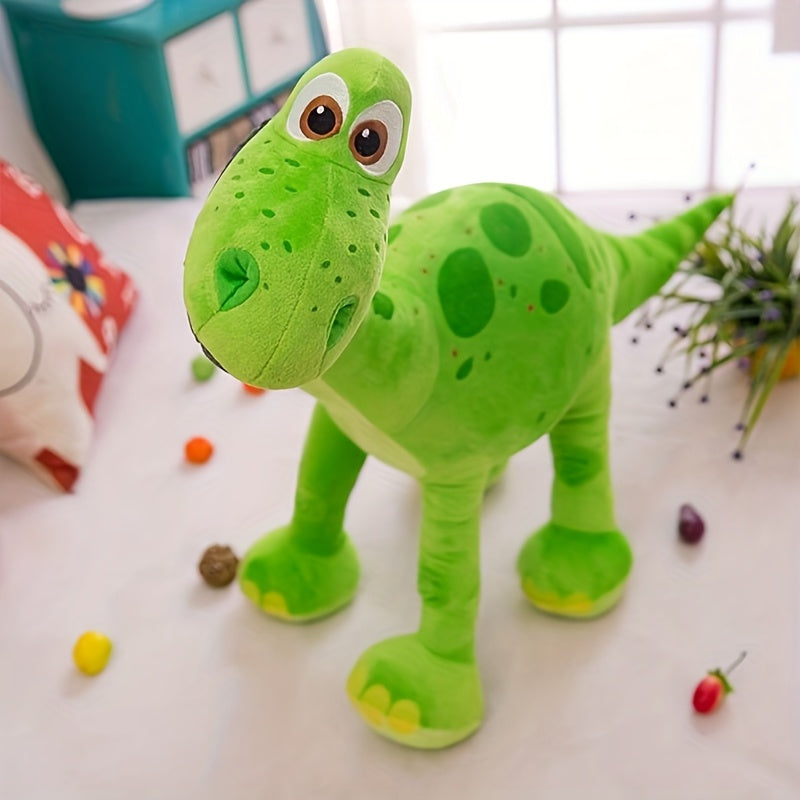 Cartoon Brachiosaurus Dinosaur Plush Toy for Medium Breeds Soft Durable Fabric