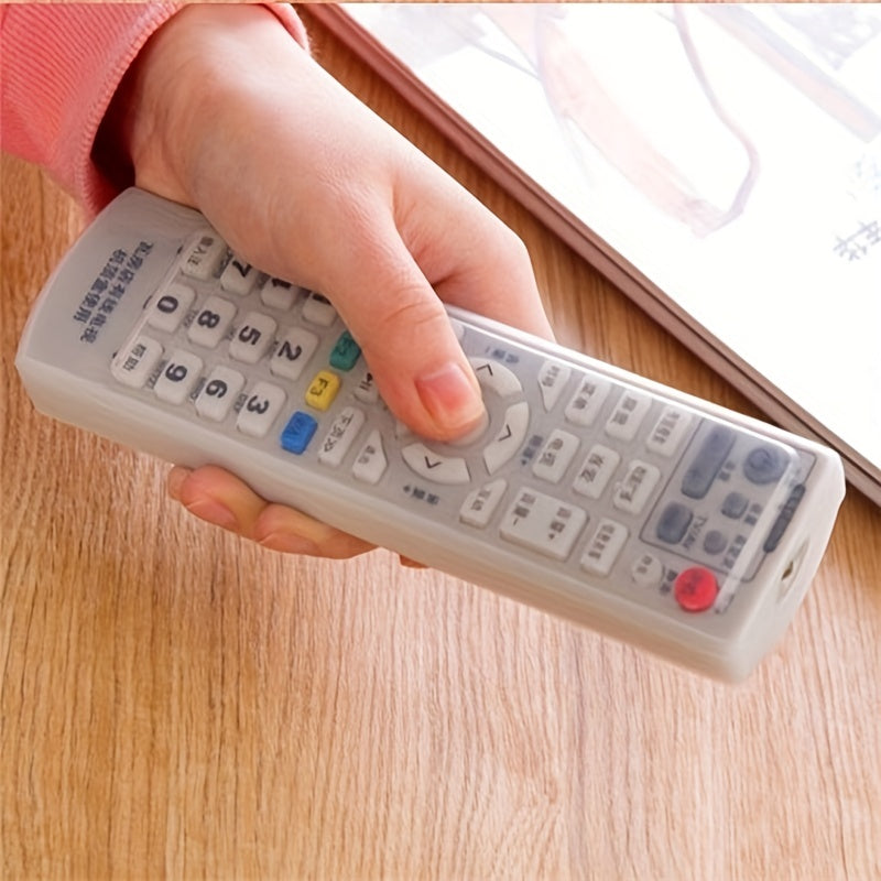 Transparent Silicone Remote Control Cover Waterproof Elastic for TV and AC Remotes
