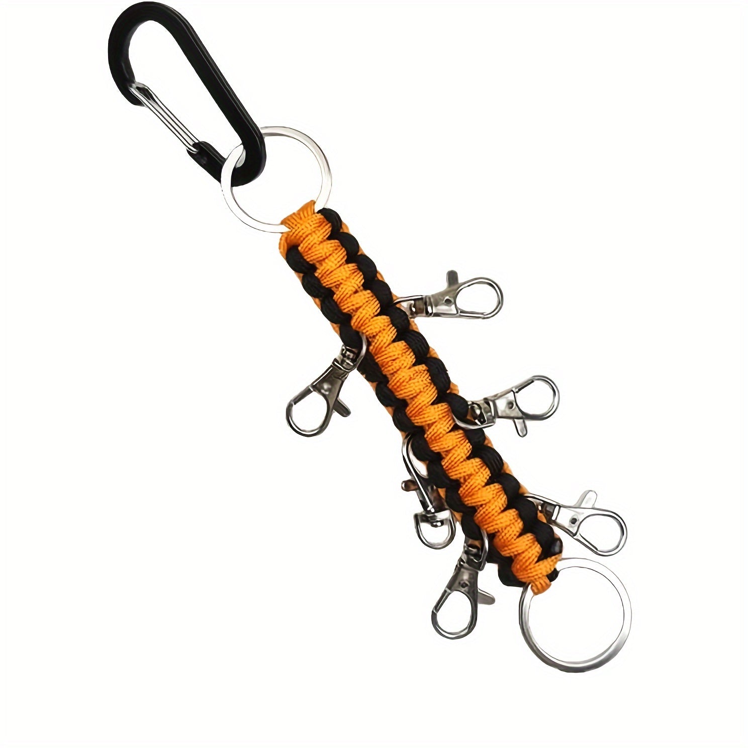 Cheerleading Bow Holder for Girls Metal 6 Clips Key Ring High School College