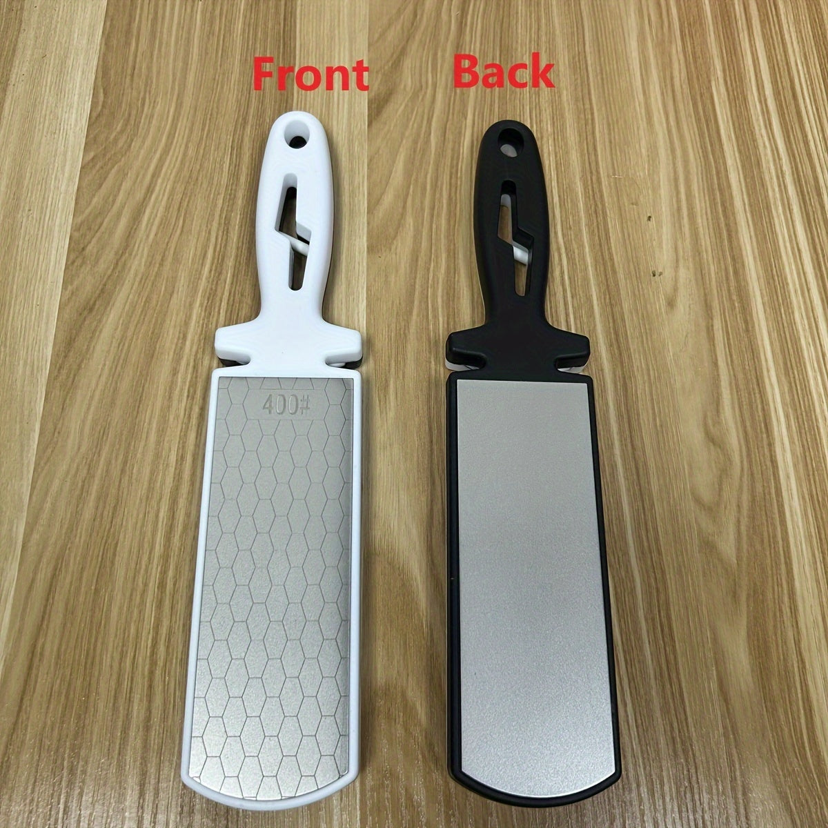 5-in-1 Diamond Knife and Scissor Sharpener with Ceramic Rod and Honeycomb Surface