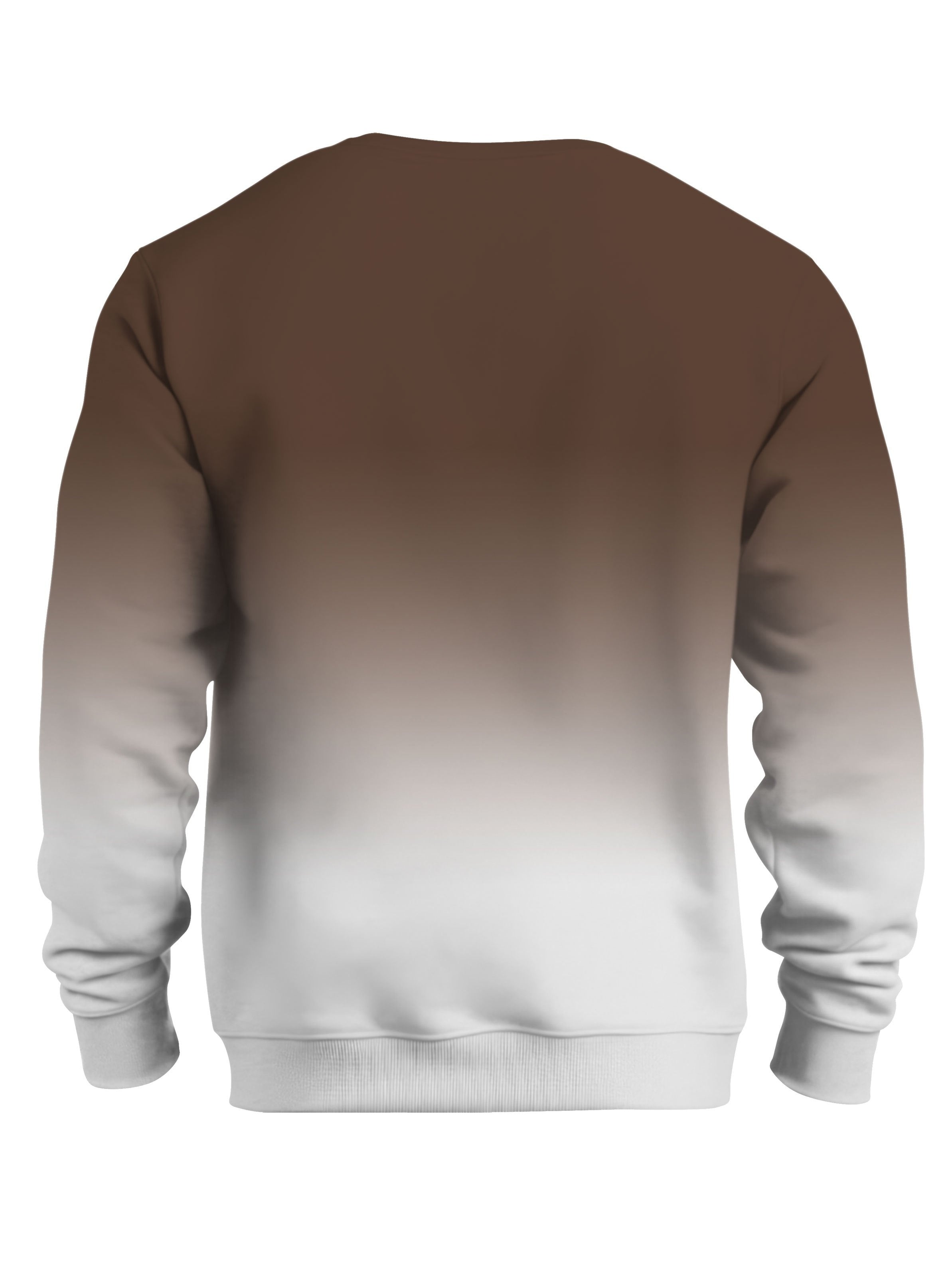 Men's Gradient Crew Neck Sweatshirt with Cartoon Print Polyester Spandex Regular Fit Casual Sports