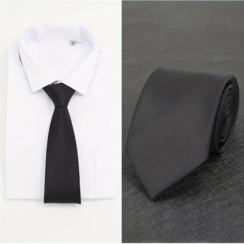 Men's Wedding Tie Striped Design Gift for Groom Business Professional
