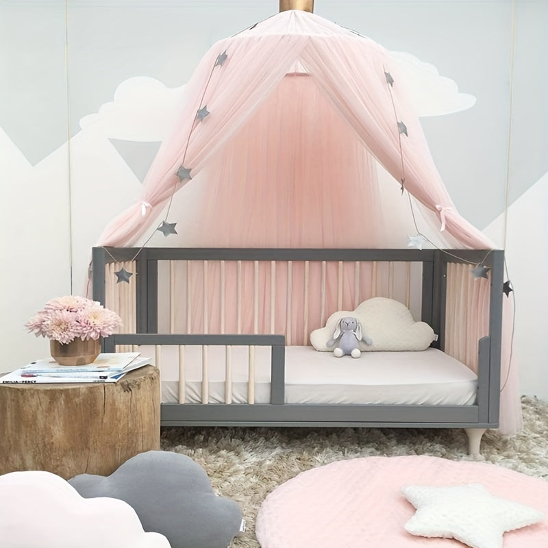 Children's Princess Bed Canopy Dome Tent Mesh Bed Curtain for Kids Bedroom Decoration
