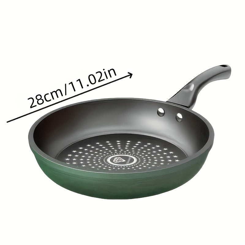 Non-Stick Iron Frying Pan for Induction and Gas Stove Oil-Free Cooking Multi-Function