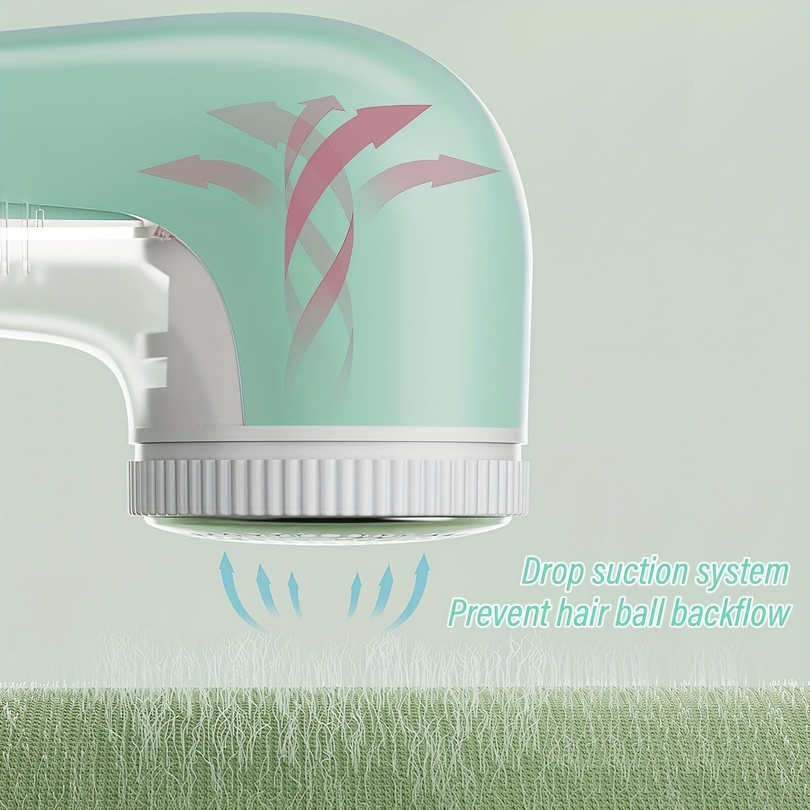 Removedor de pelusas portátil de tela, eliminador de pelusas de mano, deshollinador de ropa, sin batería