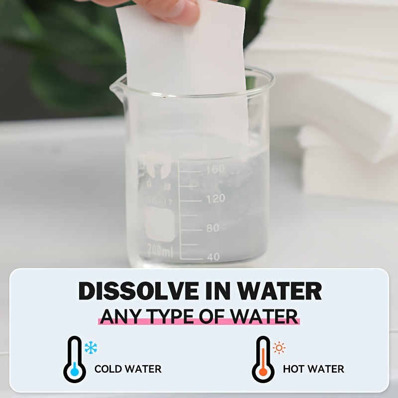 Sayohat va uyda foydalanishga tayyor kir yuvish pufakchali varaqalar: kuchli dog'larni olib tashlash, yangi hid, rangga xavfsiz, bo'yoqsiz.