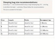 Kids' Sleeping Bag Two-Piece Set for Autumn and Winter 1.5 Tog Printed Design