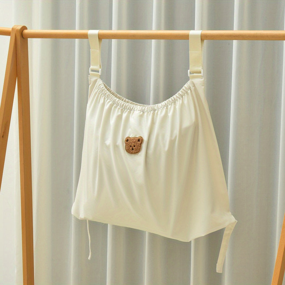 Diaper Bag for Parents Waterproof Nylon with Bottle Storage 70x45cm