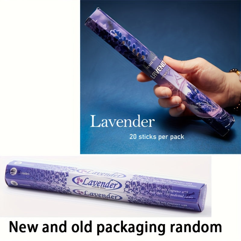 20 dona tutun tayoqchalari, turli xil aromatlar, Yoga, meditatsiya, uy bezaklari uchun