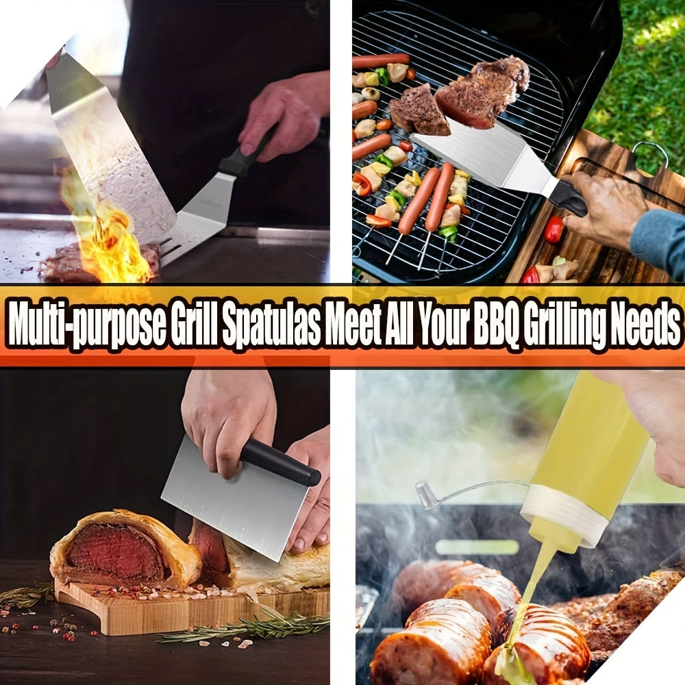 18-Piece Stainless Steel BBQ Tools Set for Blackstone Griddle and Outdoor Cooking