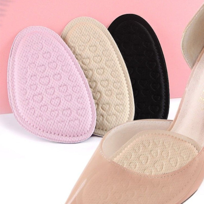 Women's Memory Foam Forefoot Pads Non-Slip Half Insoles for High Heels