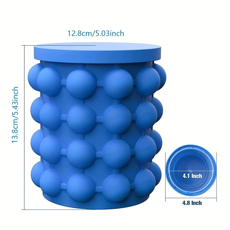 Space-Efficient Ice Cube Maker and Cooler for Summer Drinks