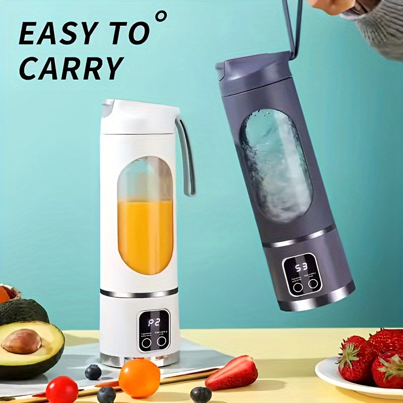 Portable USB Rechargeable Blender and Juicer 0.3L-0.5L Food Grade ABS Touch Control