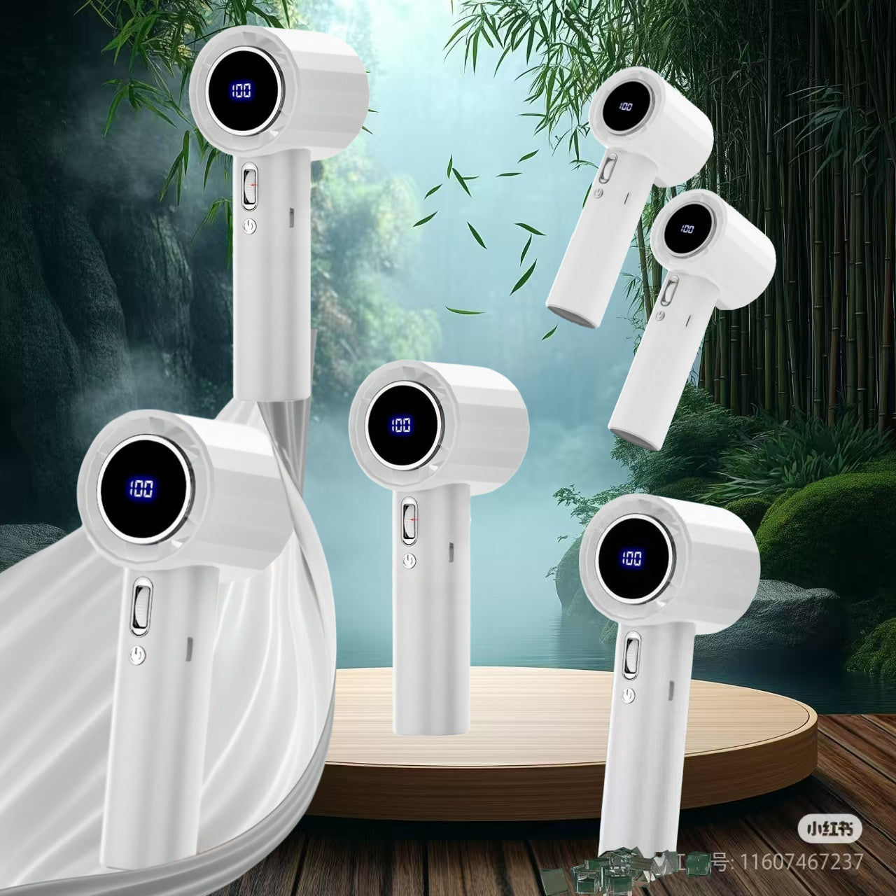 Compact USB Rechargeable RV Fan with Strong Airflow Low Noise Portable Summer Travel