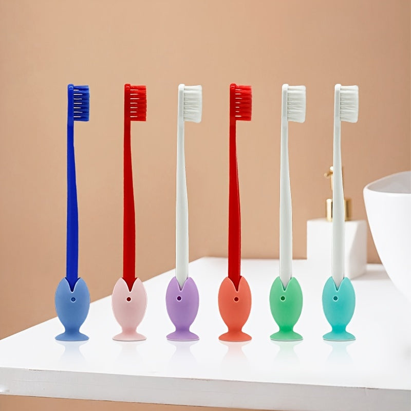 Fish Shaped Silicone Toothbrush Holder Mini Portable Travel Toothbrush Cover