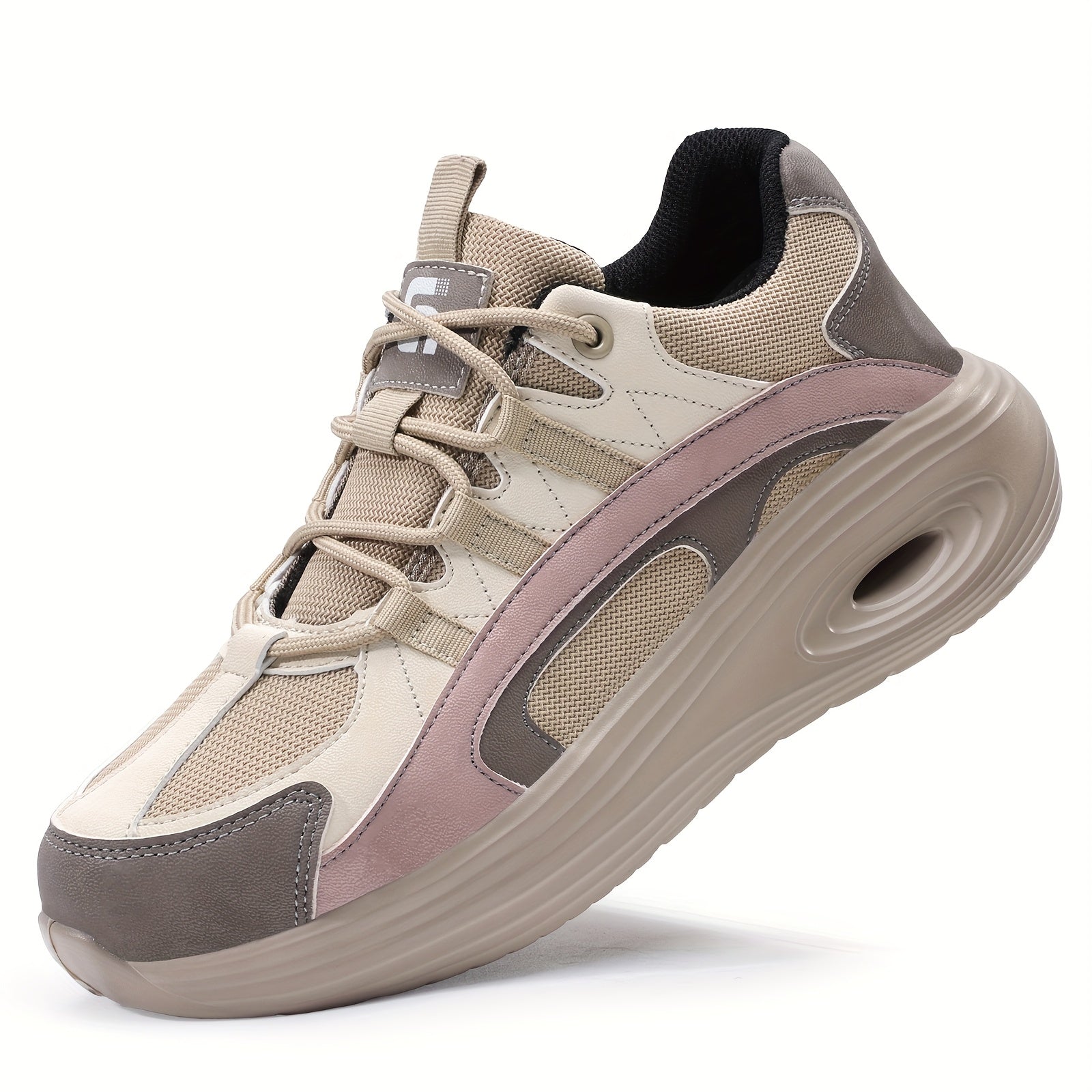 Women's Breathable Mesh Sneakers Lightweight Slip-Resistant Steel Toe Casual Shoes