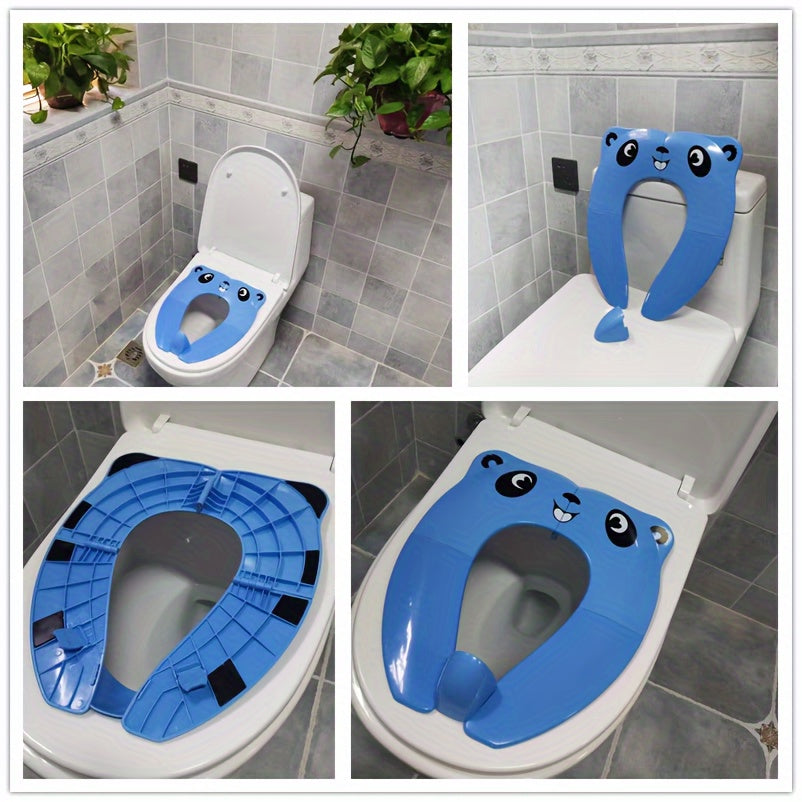Kids Portable Foldable Toilet Seat Cover with Anti-Slip Pads Splash-Proof