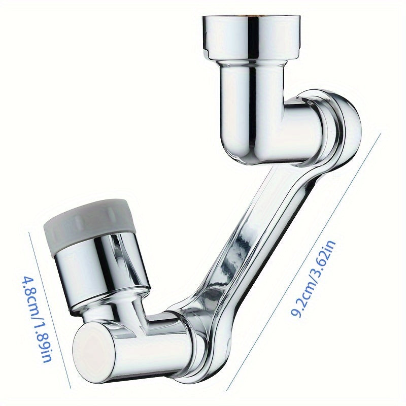 ABS Plastic Faucet with Rotating Aerator Dual Water Outlet Modes Bubble and Shower