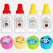 38-Piece Bento Box Set with Mini Condiment Bottles and Fruit Forks for Lunch and Picnic