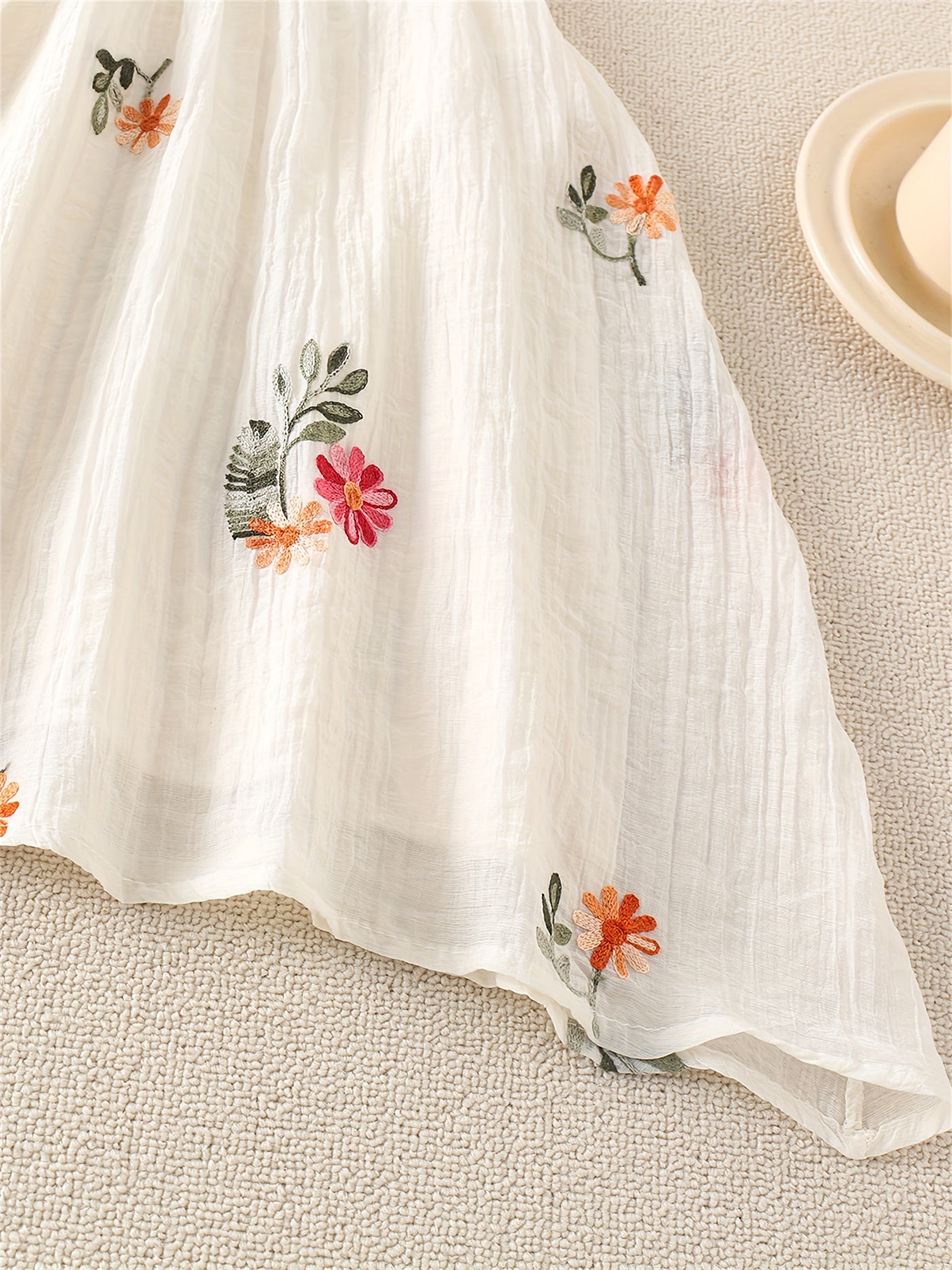 Girls Summer Floral Sleeveless Dress for Girls Casual Party and Daily Wear