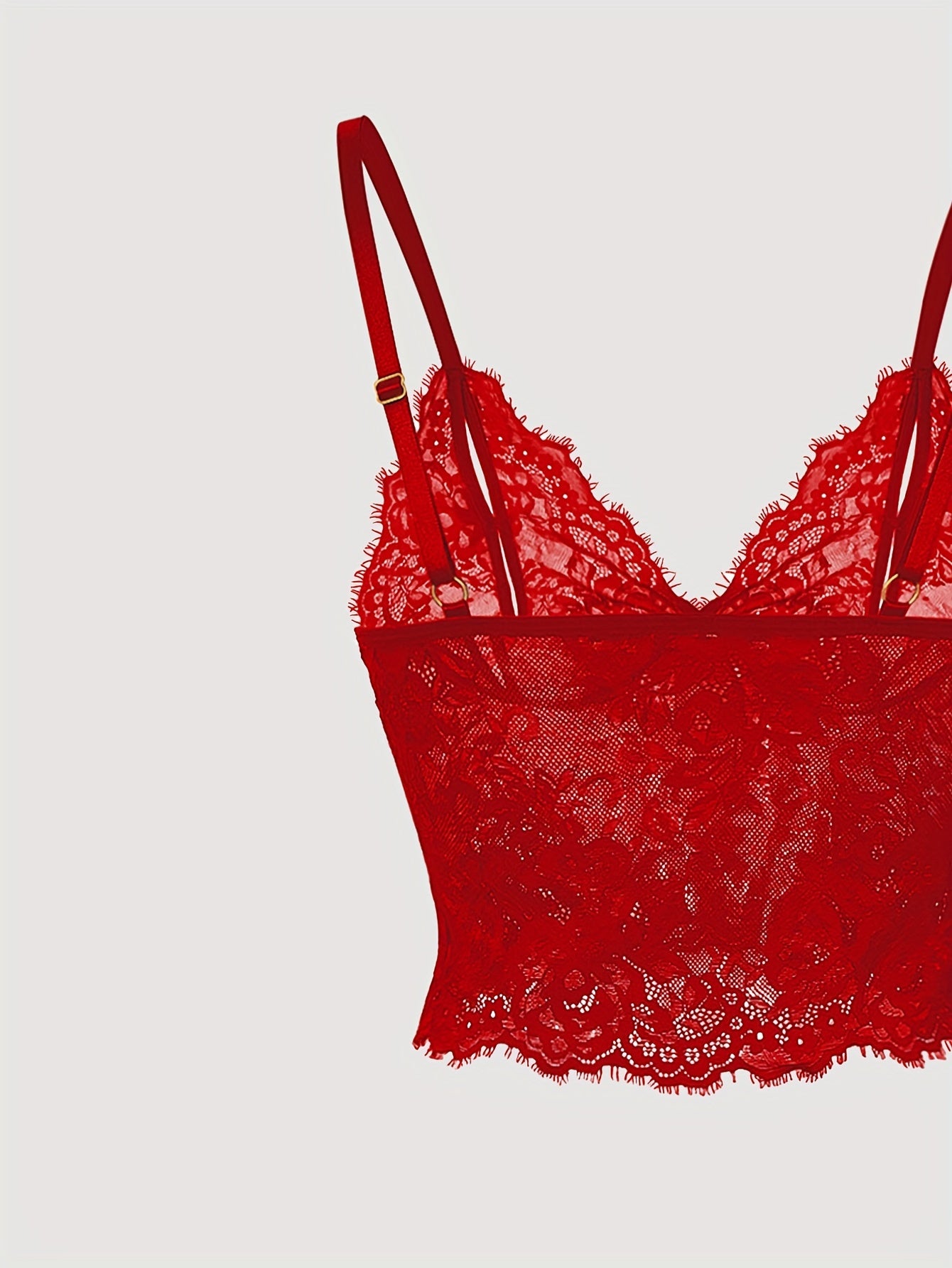 Gul to'quvli ichki kiyim to'plami, bog'ichli brassiyer va ochiq qorinli shortiklar