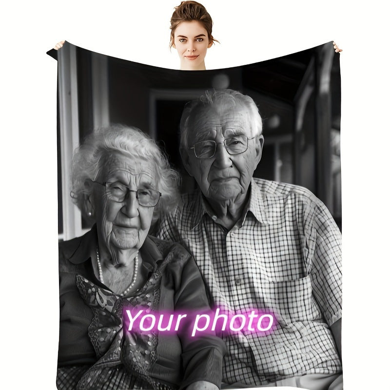 Custom Photo Blanket for Family, Weddings, Birthdays, Halloween, Christmas
