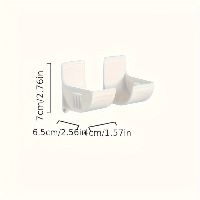 4 ta oshxona tashkilotchilarining devorga o'rnatiladigan, burg'ulashsiz saqlash racklari va dozatorlar to'plami