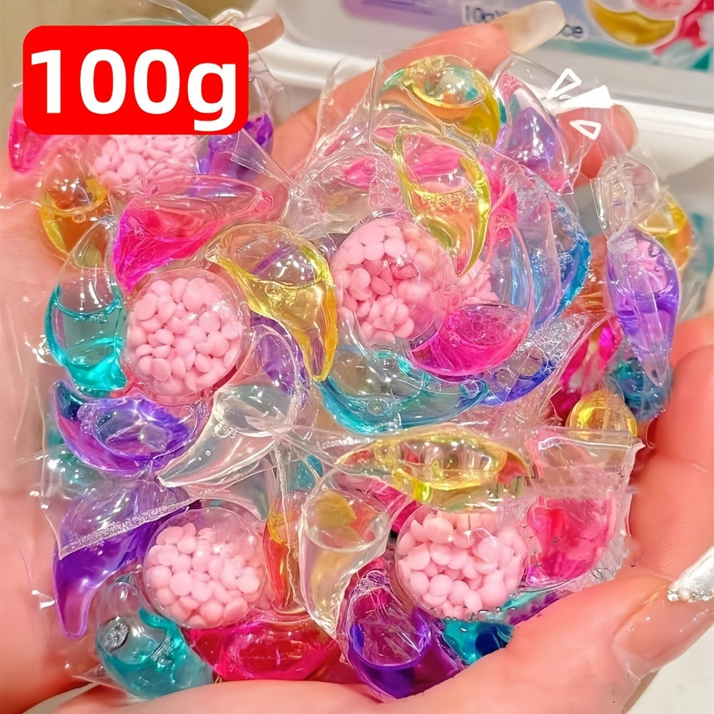 6-in-1 Laundry Detergent Pods Long-Lasting Scent Stain Removal Color Protection 30g-200g