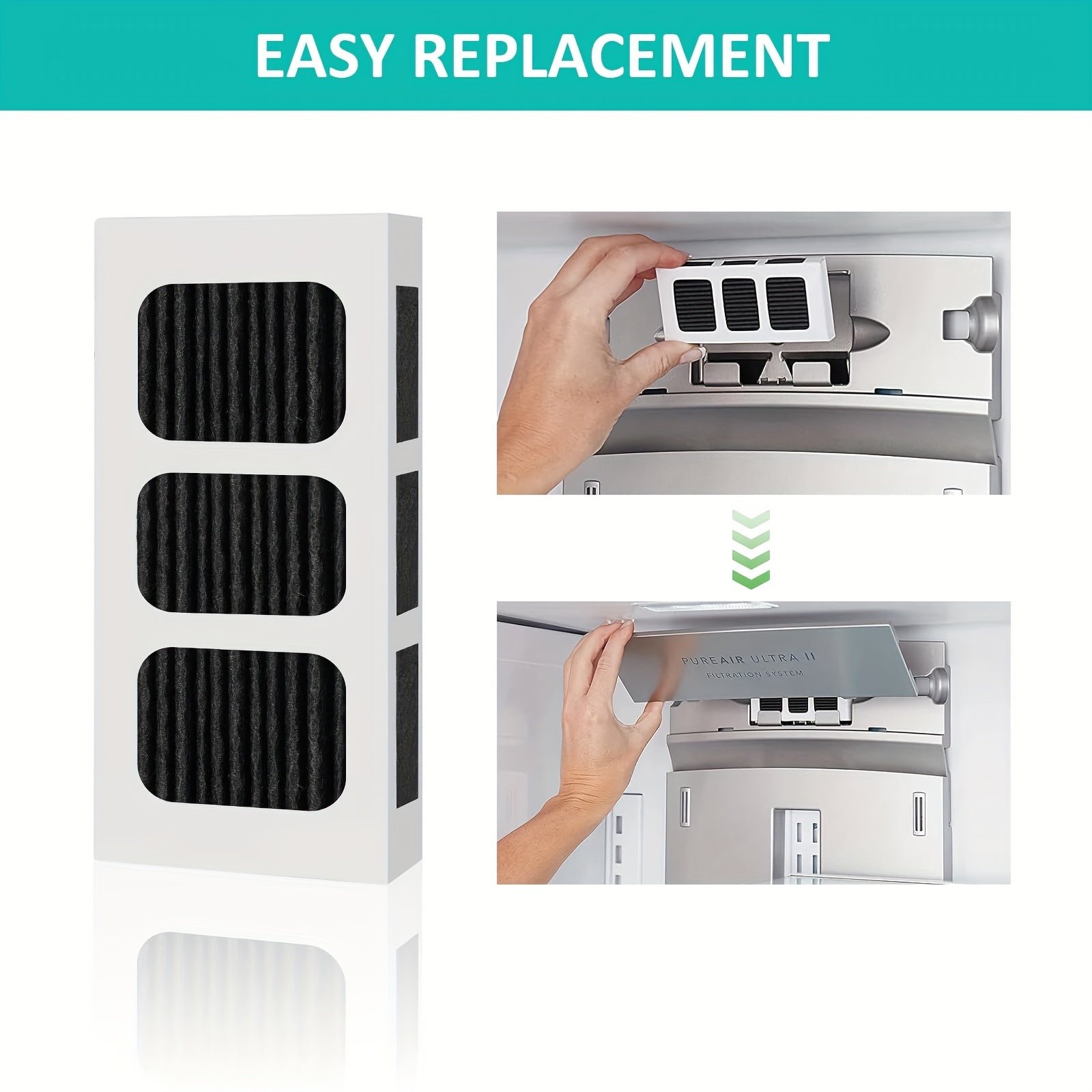 Комплект из 4 активированных угольных фильтров для холодильника для Frigidaire и Electrolux