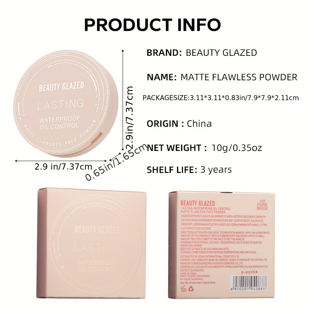 Дыхающая пудровая тональная основа для женщин с 4 цветами, контроль за жирностью, увлажнение