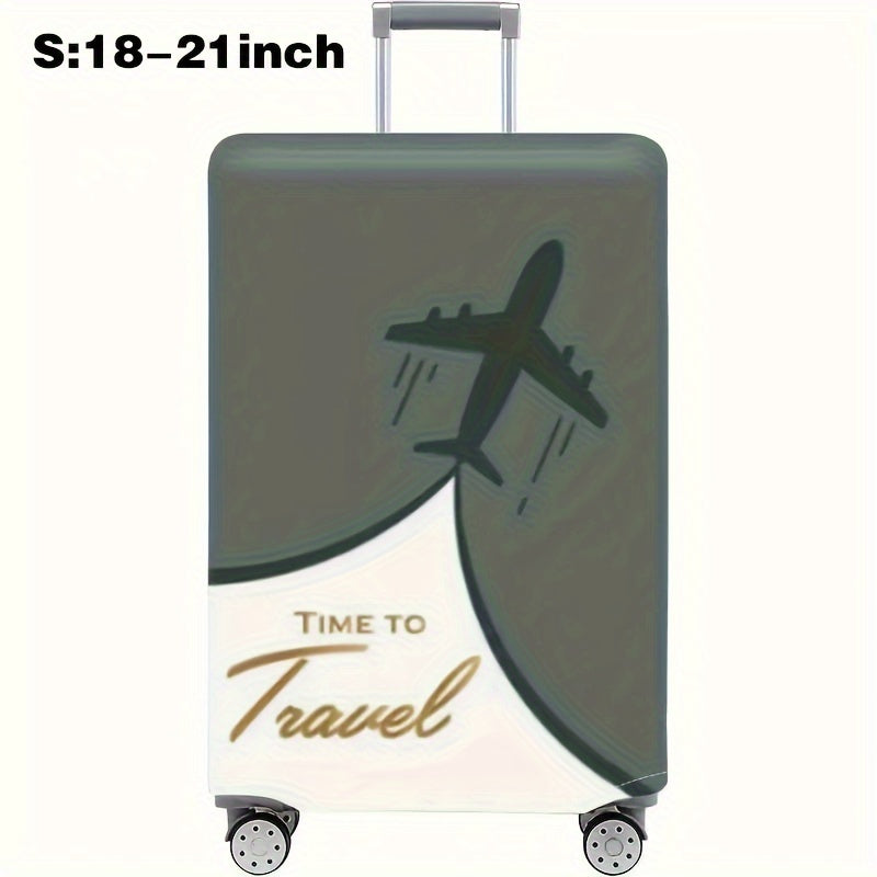 Cartoon Patterned Elastic Luggage Cover for Travel Suitcase or Duffle Case