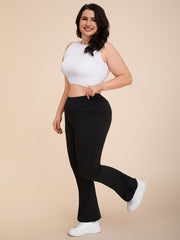 Women's Casual Cotton Loose Fit Trousers Large Size