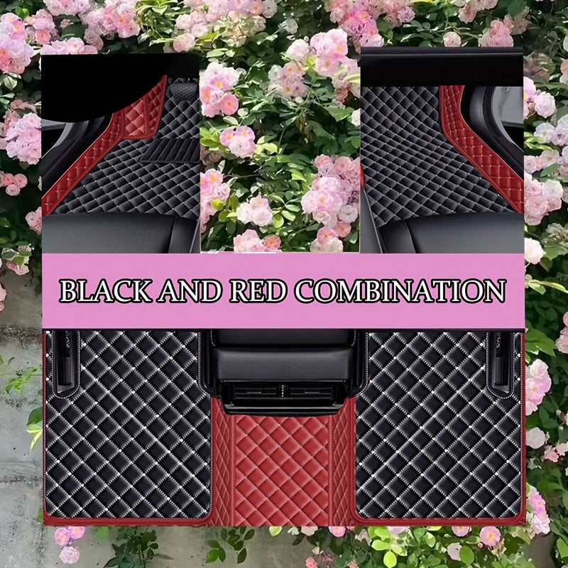 Sun’iy charm avtomobil pol pozvoloqli mato, suv o'tkazmaydigan, barcha mavsumlar uchun to'liq qamrov, chap haydovchi uchun