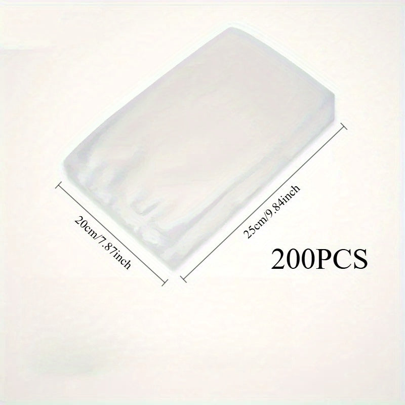 BPA-Free Vacuum Food Storage Bags for Meat Seafood Vegetables Fruits 200 Pack