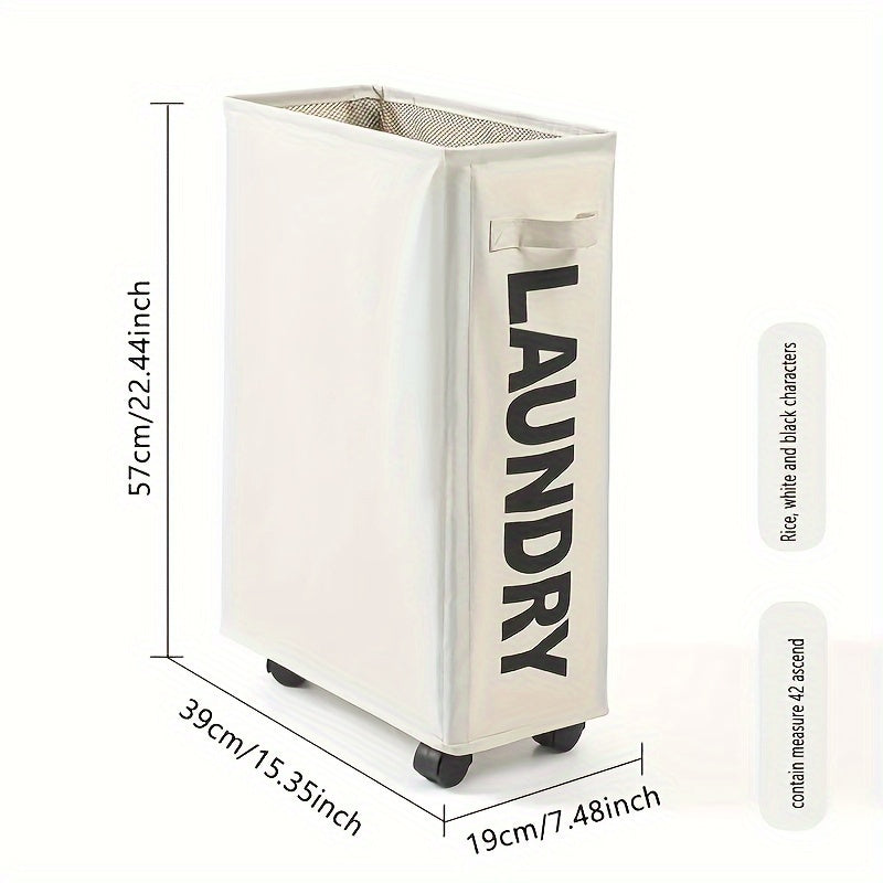 Cesta de ropa plegable y ajustable con cubierta de malla transpirable para baño, dormitorio y lavandería