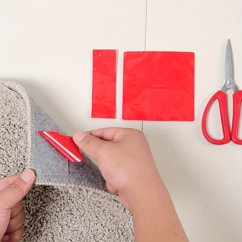 4-Pack Double-Sided Non-Slip Carpet Stickers for Household Use
