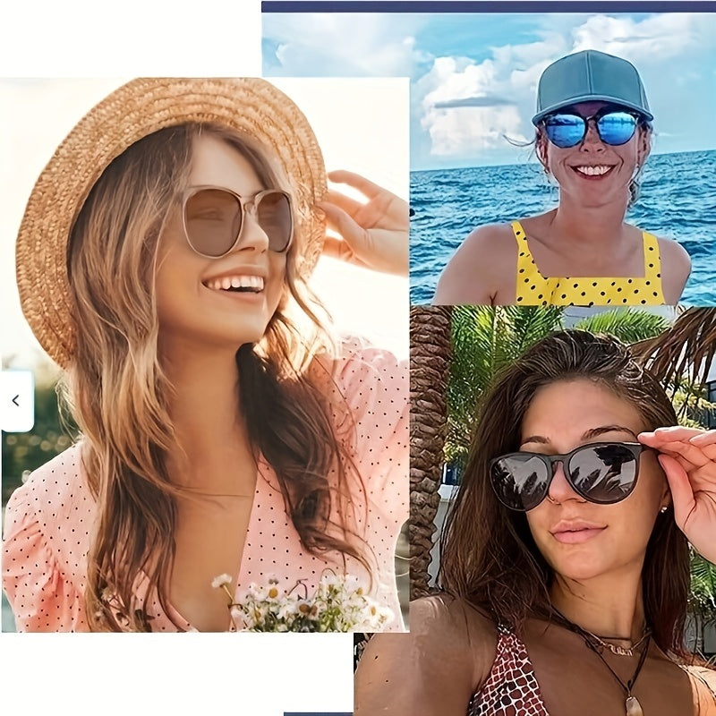 Gafas de sol redondas polarizadas unisex para conducir, playa, viajes, regalo
