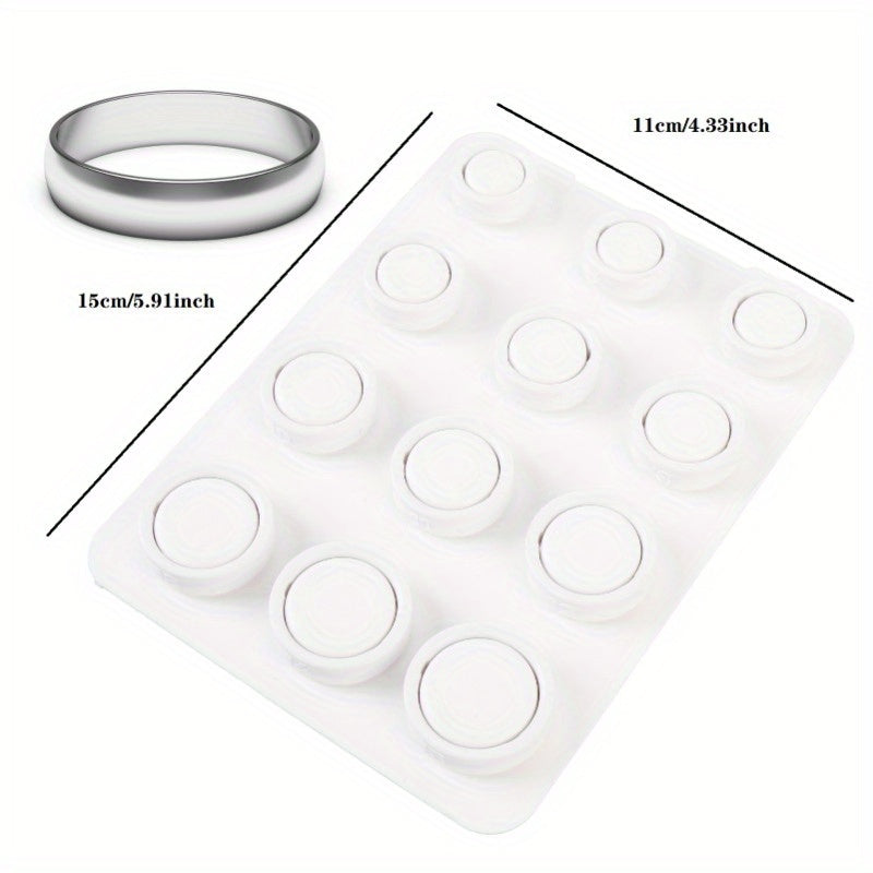 Juego de 4 protectores de anillo inteligente de silicona a prueba de arañazos en múltiples tamaños