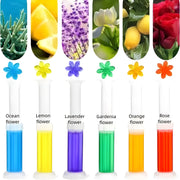 Toilet Cleaner Kit with Sticks Flowers Brush Deodorizer All-in-One Cleaning