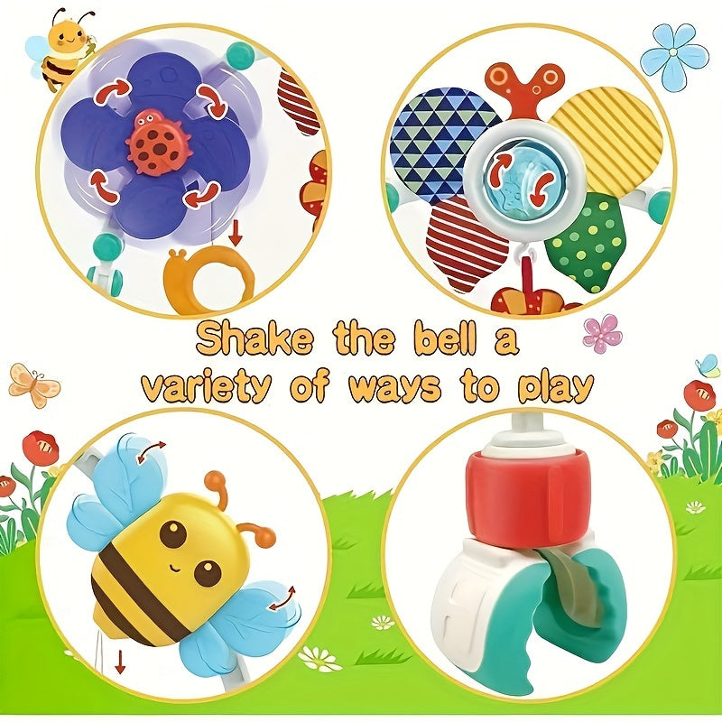 Körpə fəaliyyət o'yinchoqlari arka uchun beşiklar va avtomobil o'rindiqlari bilan sezgi o'yinchoqlari va aksessuarlar