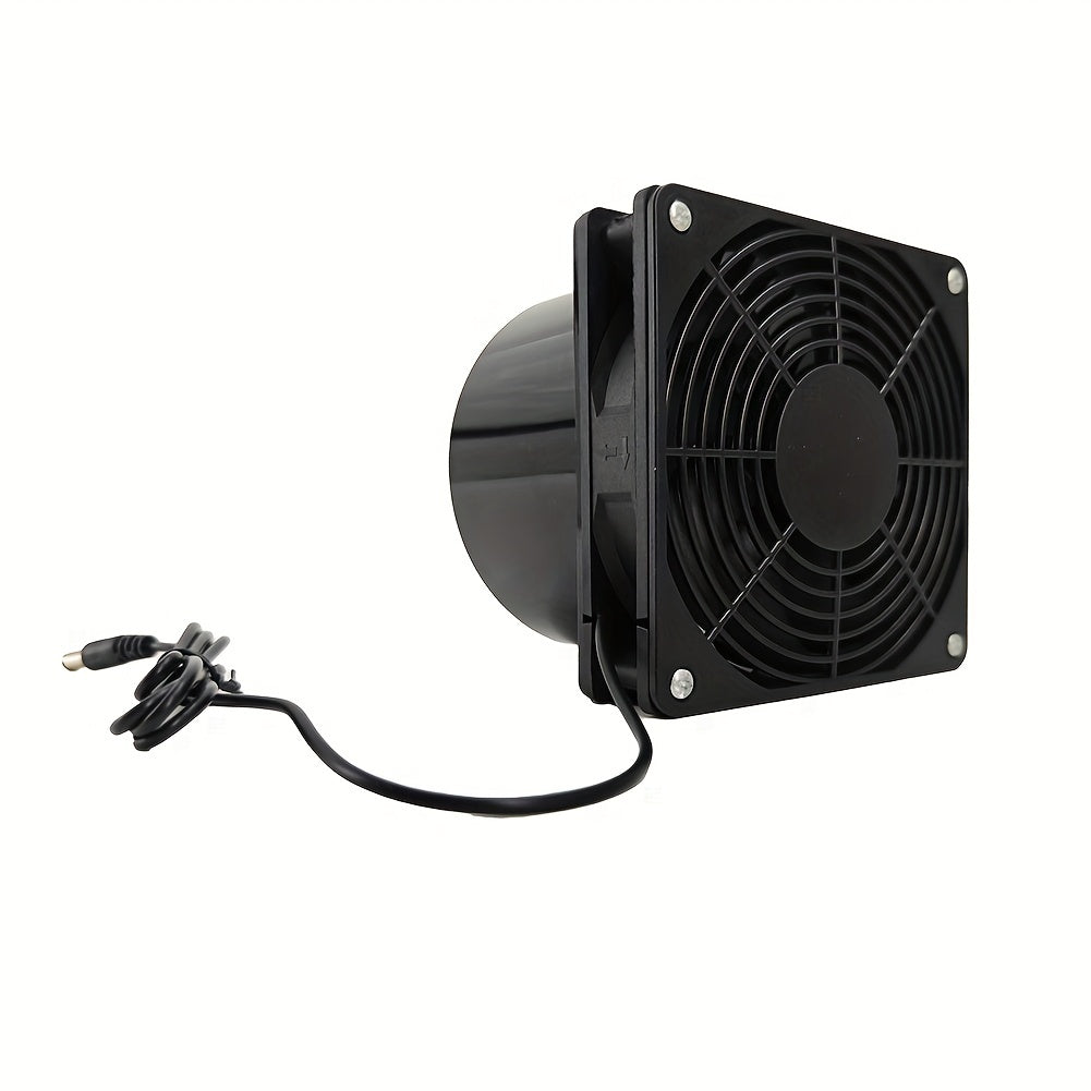 Solar Powered Exhaust Fan Kit with App Control for Pet House and Greenhouse